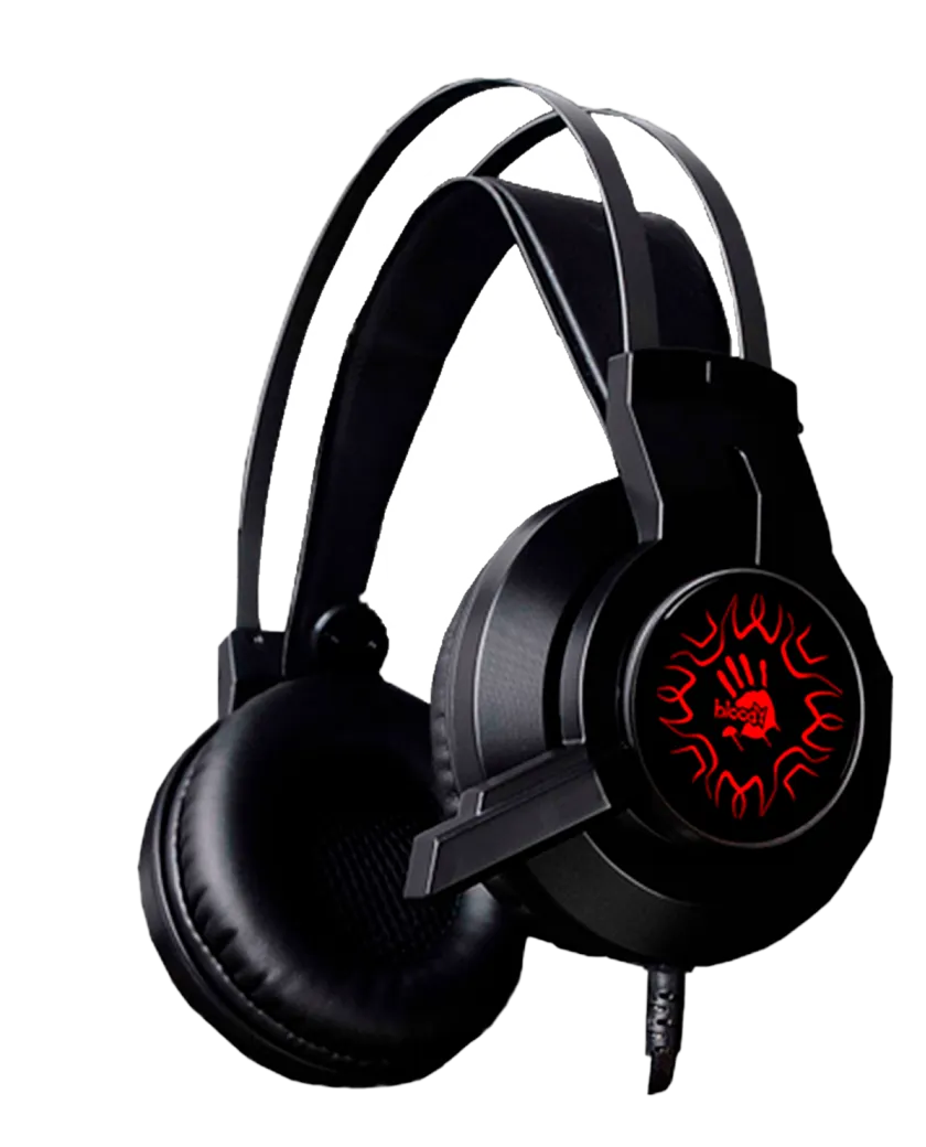 Наушники игровые проводные Bloody J437 Gaming / Black