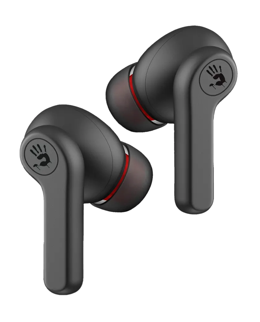 Наушники игровые беспроводные Bloody M30 Gaming Earphones / Black+Red