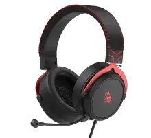 Наушники игровые проводные Bloody M590i Sport Red Gaming / Black-Red