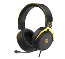 Наушники игровые проводные Bloody M590i Sport Lime Gaming / Black-Yellow