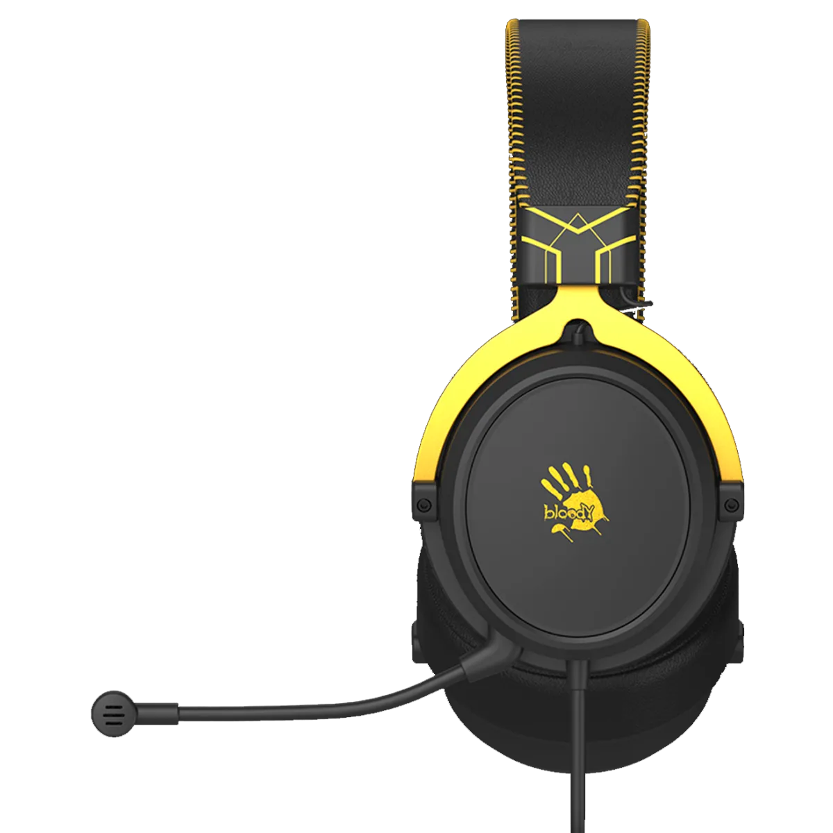 Наушники игровые проводные Bloody M590i Sport Lime Gaming / Black-Yellow
