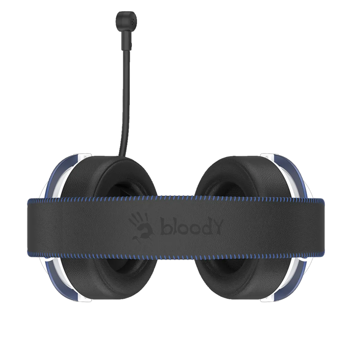 Наушники игровые проводные Bloody M590i Sport Navy Gaming / Black-White