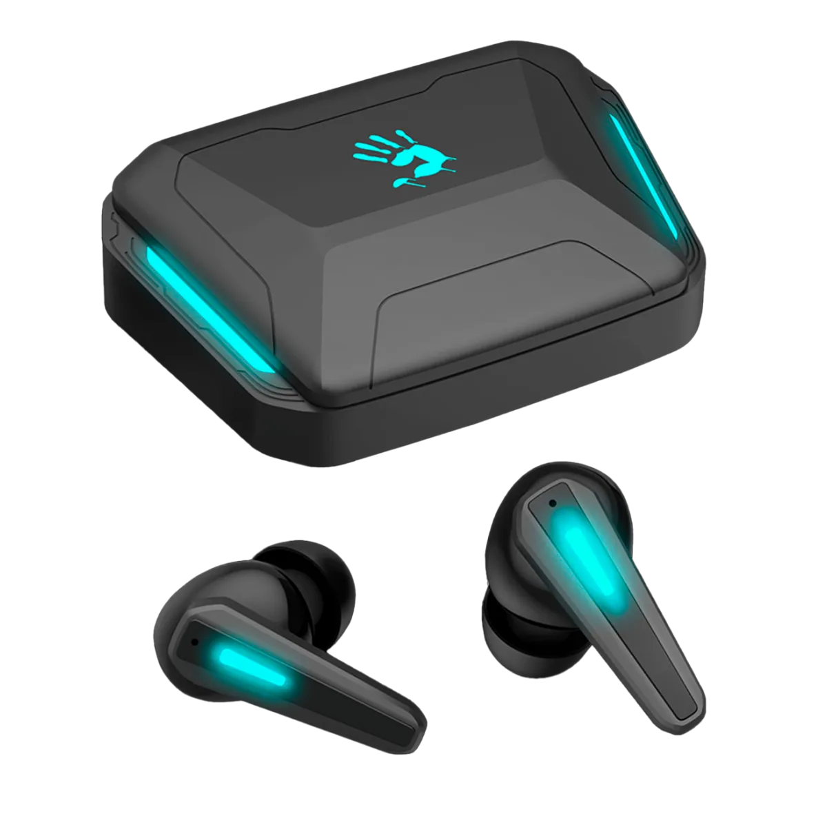 Наушники игровые беспроводные Bloody M70 Gaming Earphones / Black+Blue