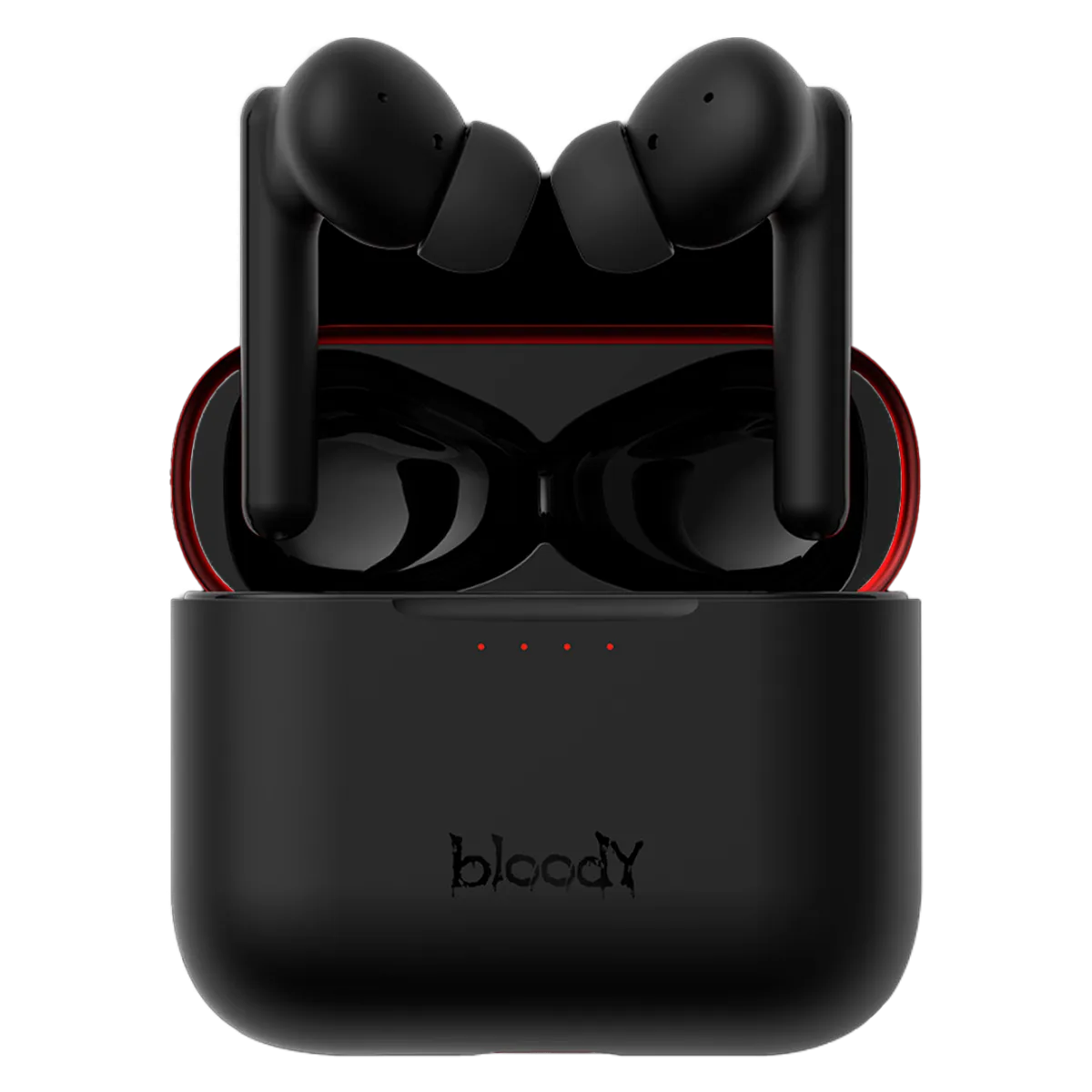 Наушники игровые беспроводные Bloody M90 Gaming Earphones / Black+Red