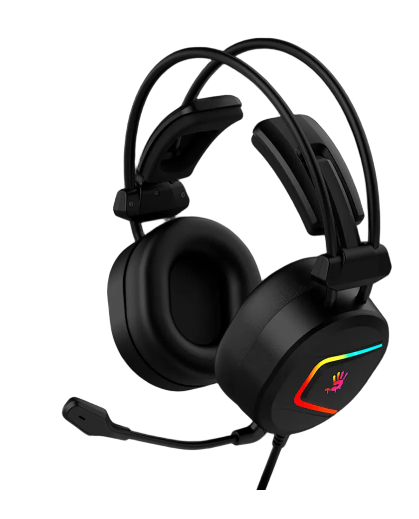 Наушники игровые проводные Bloody MC750 Gaming / Black