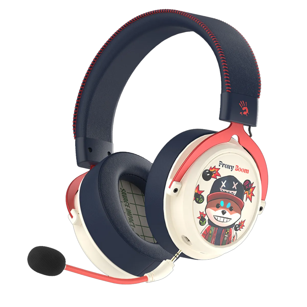 Наушники игровые беспроводные Bloody MR595 PROXY BOOM Gaming