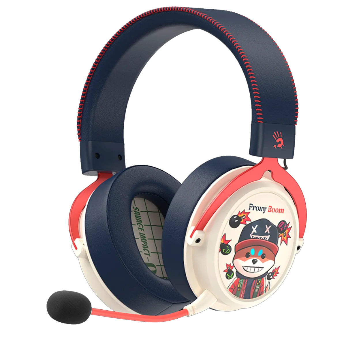 Наушники игровые беспроводные Bloody MR595 PROXY BOOM Gaming