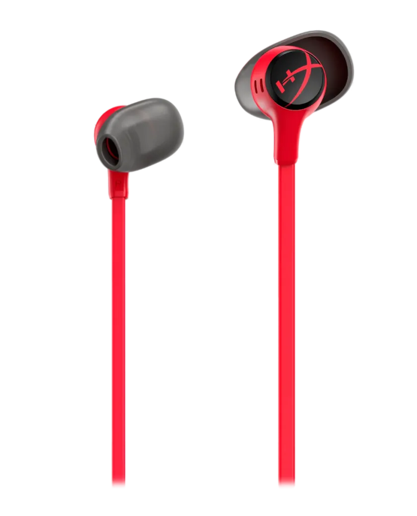 Наушники игровые проводные HyperX Cloud Earbuds II Gaming / Red
