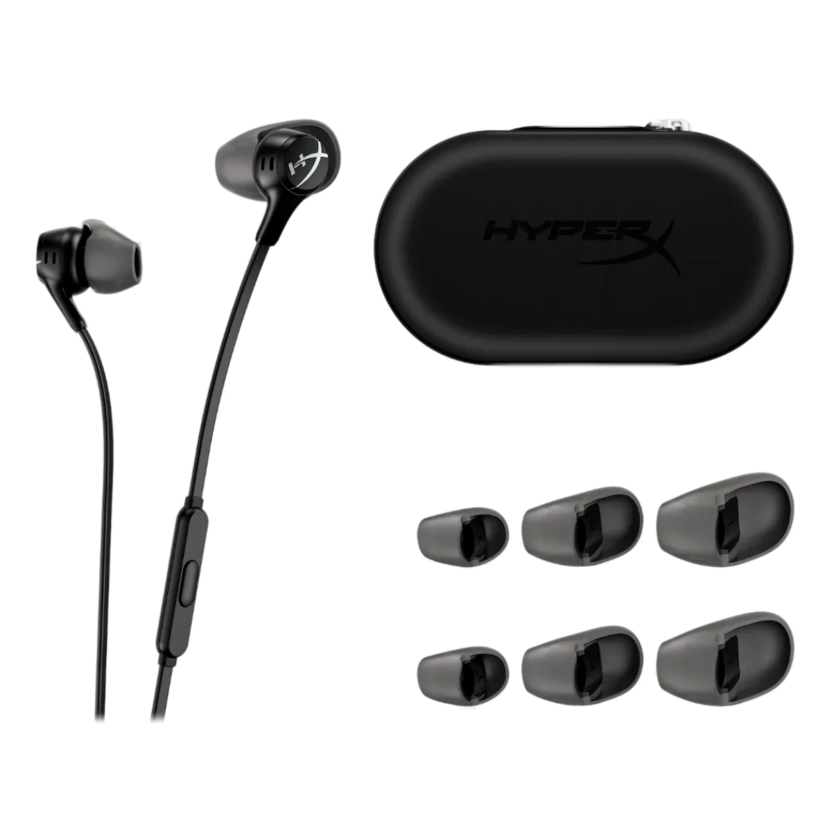 Наушники игровые проводные HyperX Cloud Earbuds II Gaming / Red