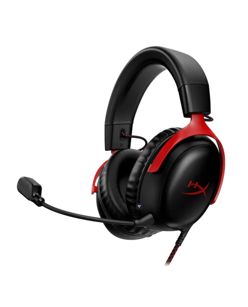 Наушники игровые проводные HyperX Cloud III Gaming / Black-Red