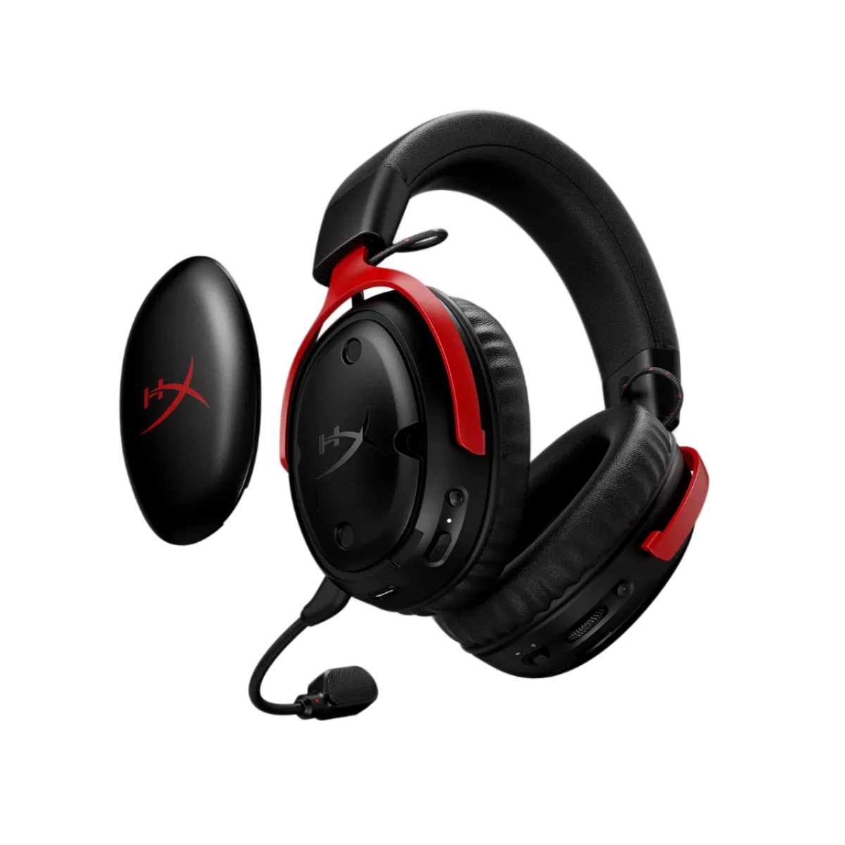 Наушники игровые беспроводные HyperX Cloud III S Wireless Gaming / Black-Red
