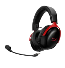 Наушники игровые беспроводные HyperX Cloud III S Wireless Gaming / Black-Red