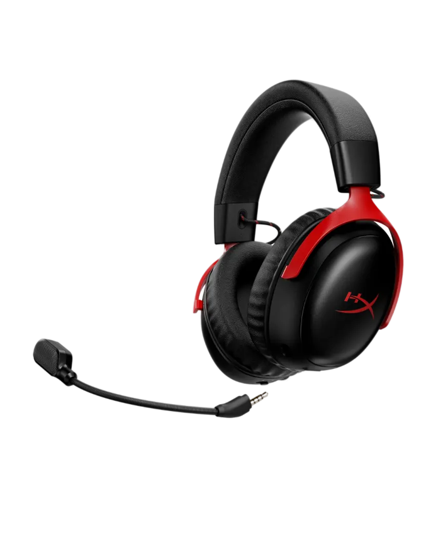 Наушники игровые беспроводные HyperX Cloud III S Wireless Gaming / Black-Red