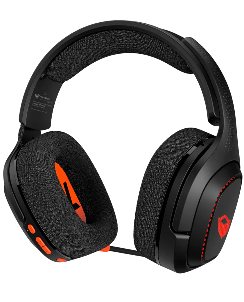 Наушники игровые беспроводные Meetion BTH012 Gaming / Black