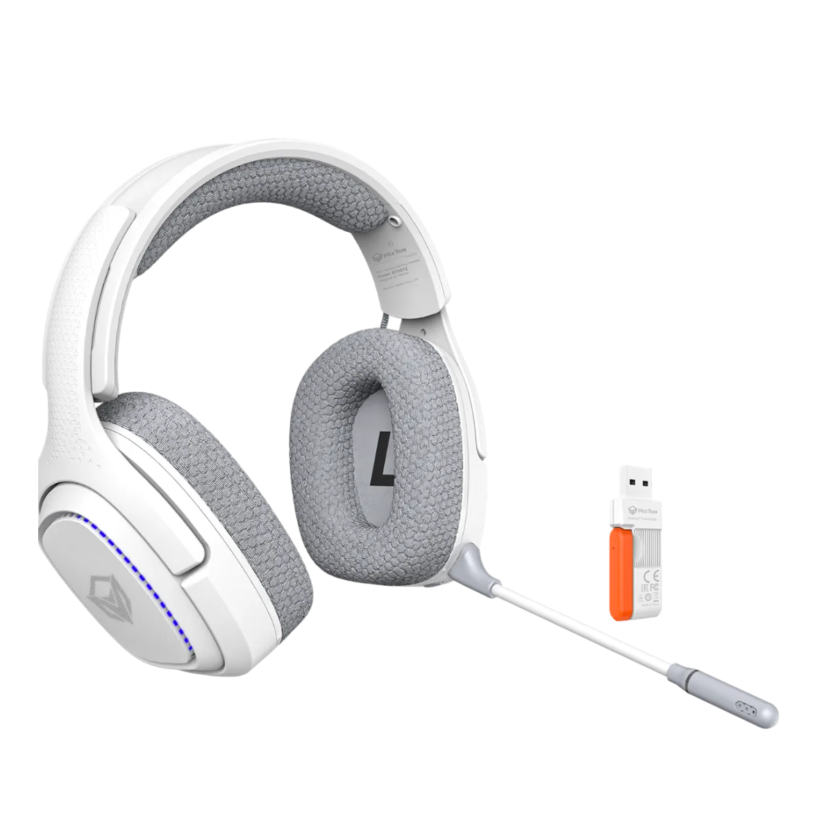 Наушники игровые беспроводные Meetion BTH012 Gaming / White