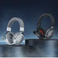 Наушники игровые беспроводные Meetion BTH013 Gaming / Black