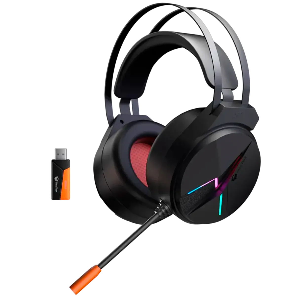 Наушники игровые беспроводные Meetion BTH015 Gaming / Black
