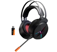 Наушники игровые беспроводные Meetion BTH015 Gaming / Black