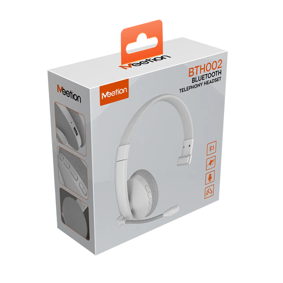 Наушники проводные Meetion HP002 / White+Gray