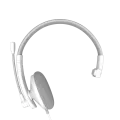 Наушники проводные Meetion HP002U / White+Grey