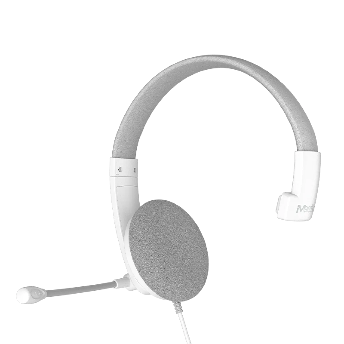 Наушники проводные Meetion HP002U / White+Grey
