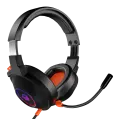Наушники игровые проводные Meetion HP012 Gaming / Black