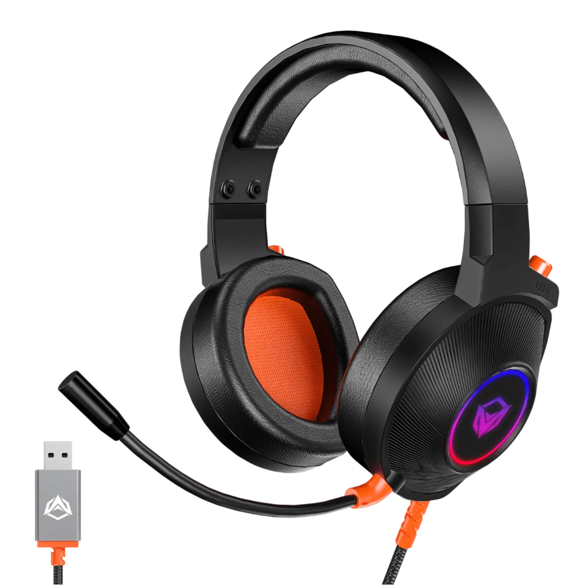 Наушники игровые проводные Meetion HP012 Gaming / Black