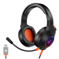 Наушники игровые проводные Meetion HP012 Gaming / Black