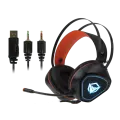 Наушники игровые проводные Meetion HP020 Gaming / Black