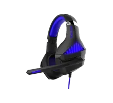 Наушники игровые проводные Microlab G6 Gaming / Blue-Black