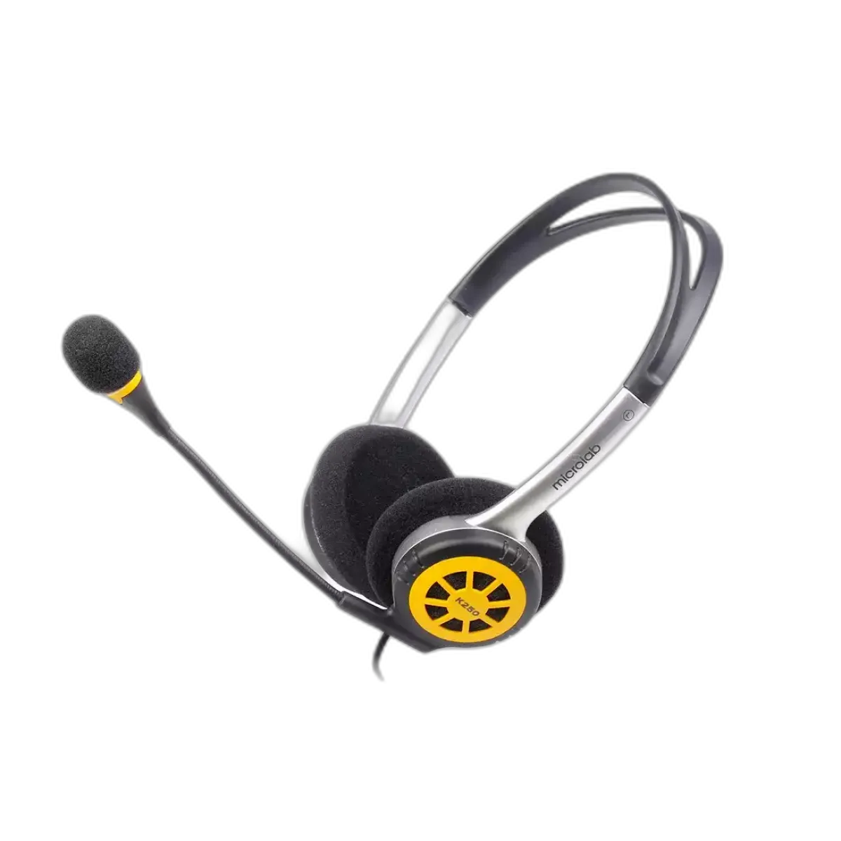Наушники проводные Microlab K250 / Black-Yellow
