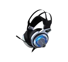 Наушники игровые проводные Microlab G3 Gaming / Silver-Black