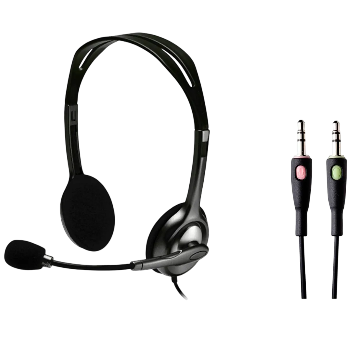 Наушники проводные Logitech H110 / Black
