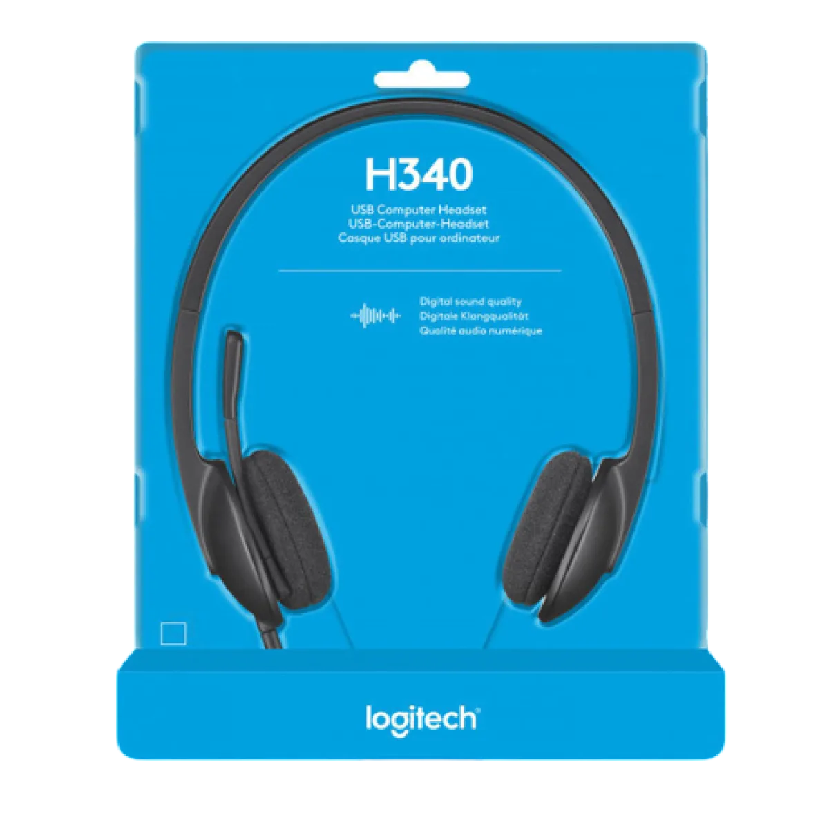 Наушники проводные Logitech H340 / Black