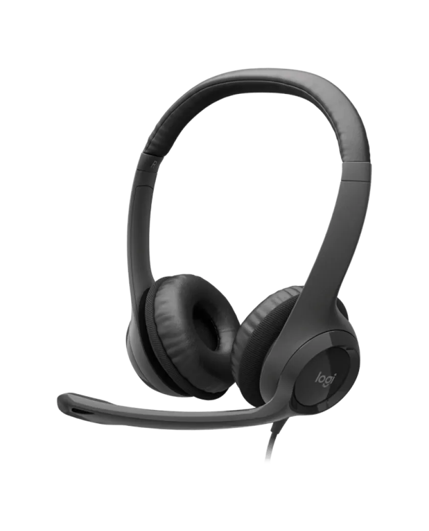 Наушники проводные Logitech H390 / Black