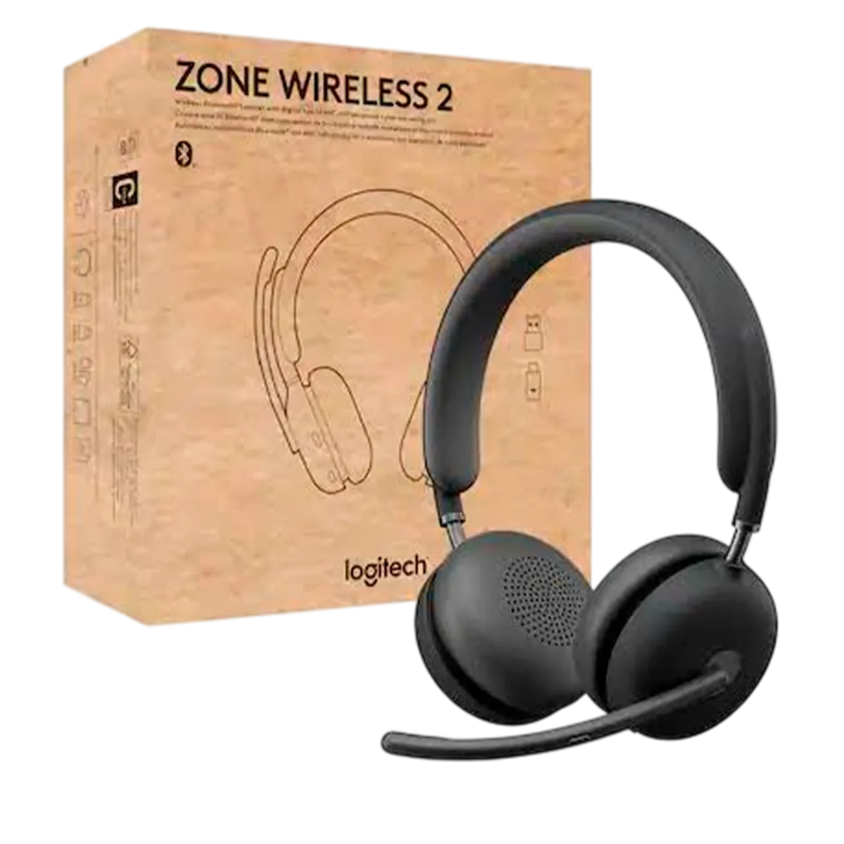 Наушники беспроводные Logitech Zone Wireless Plus / Graphite
