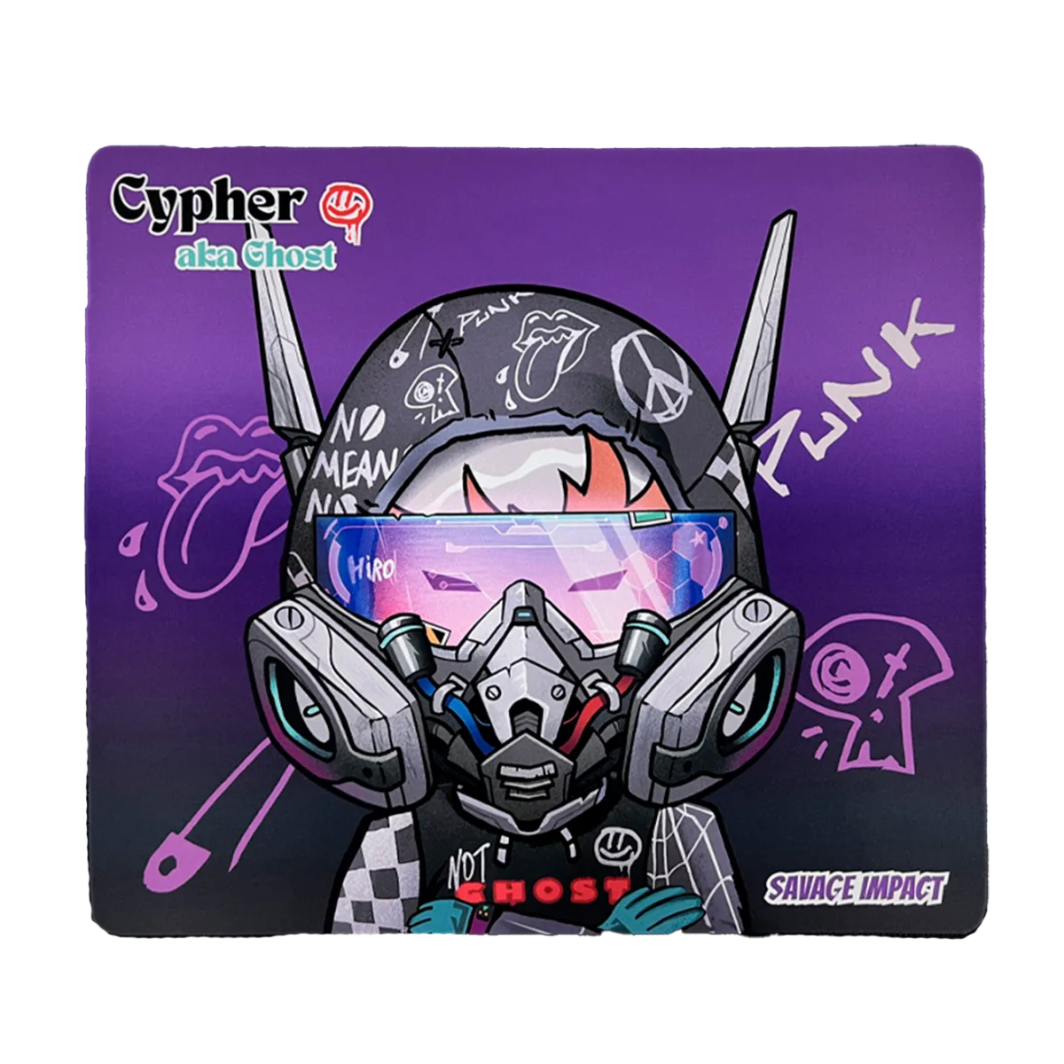 Коврик игровой для мыши Bloody BP-45W Cypher Ghost Waterproof Mouse Pad (450x400x5 мм)