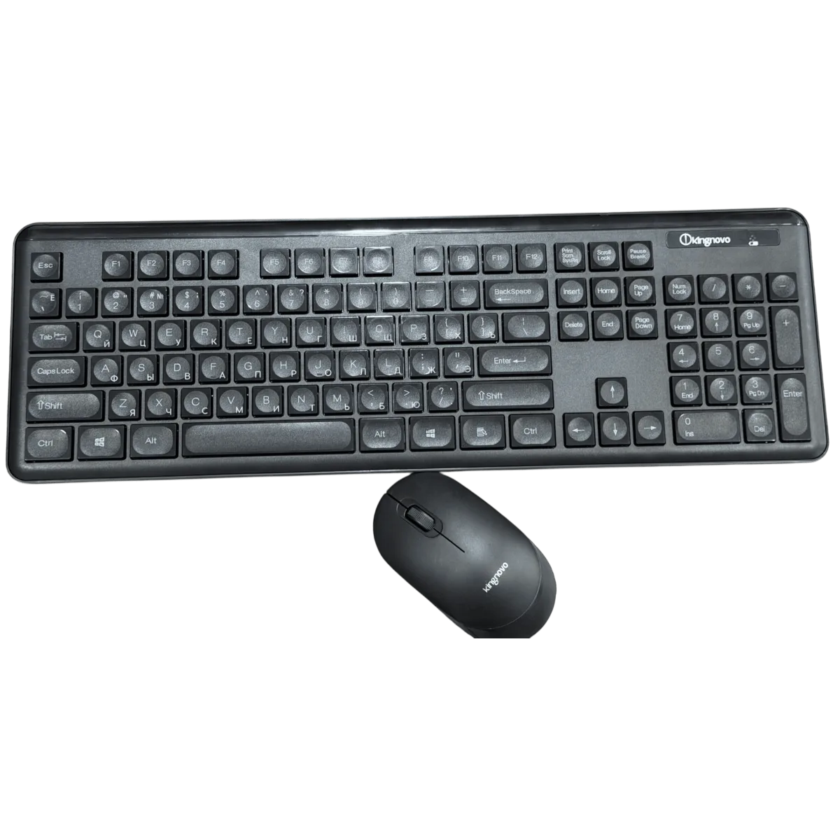 Комплект беспроводной (клавиатура+мышь) Kingnovo C400 / Black