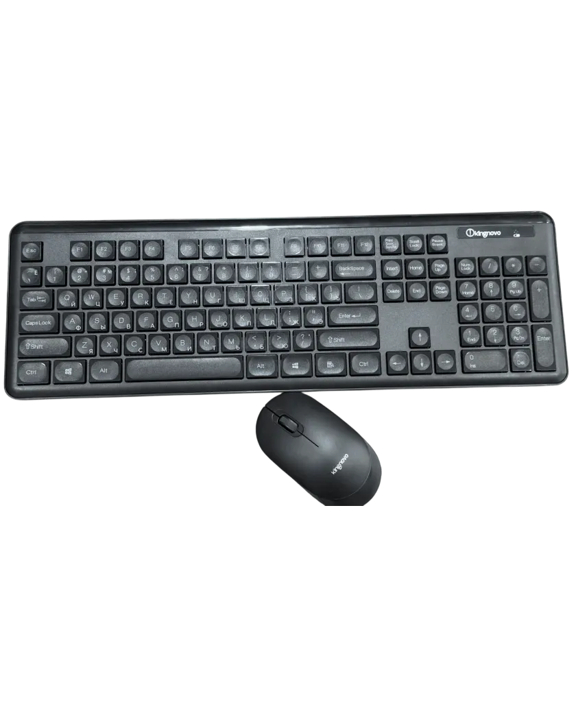 Комплект беспроводной (клавиатура+мышь) Kingnovo C400 / Black