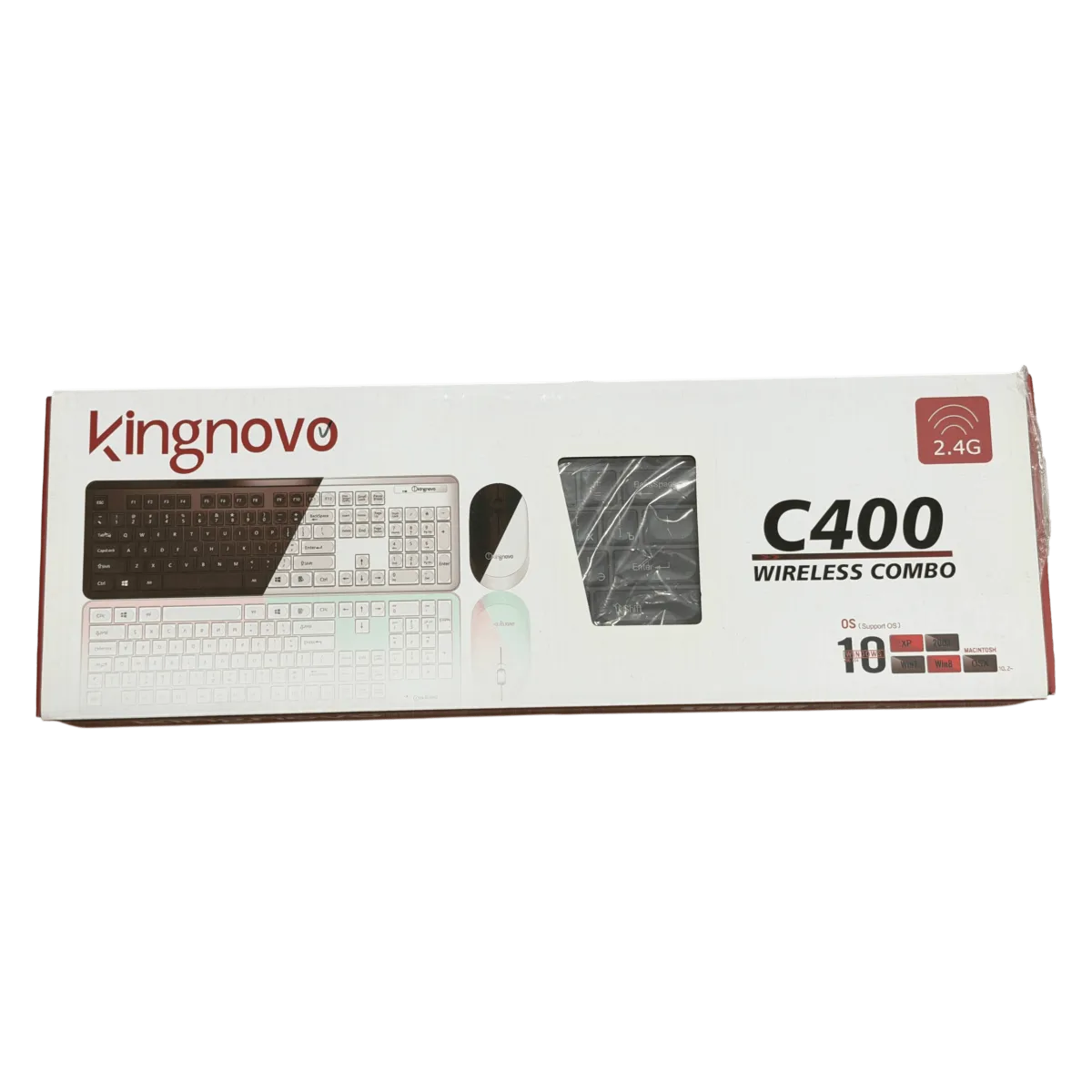 Комплект беспроводной (клавиатура+мышь) Kingnovo C400 / Black