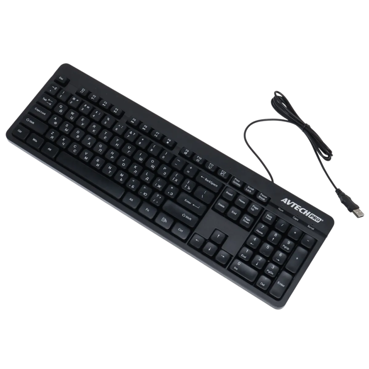 Комплект проводной (клавиатура+мышь) AVTech Pro C305 / Black