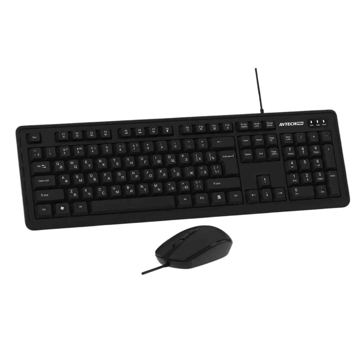 Комплект проводной (клавиатура+мышь) AVTech Pro C305 / Black