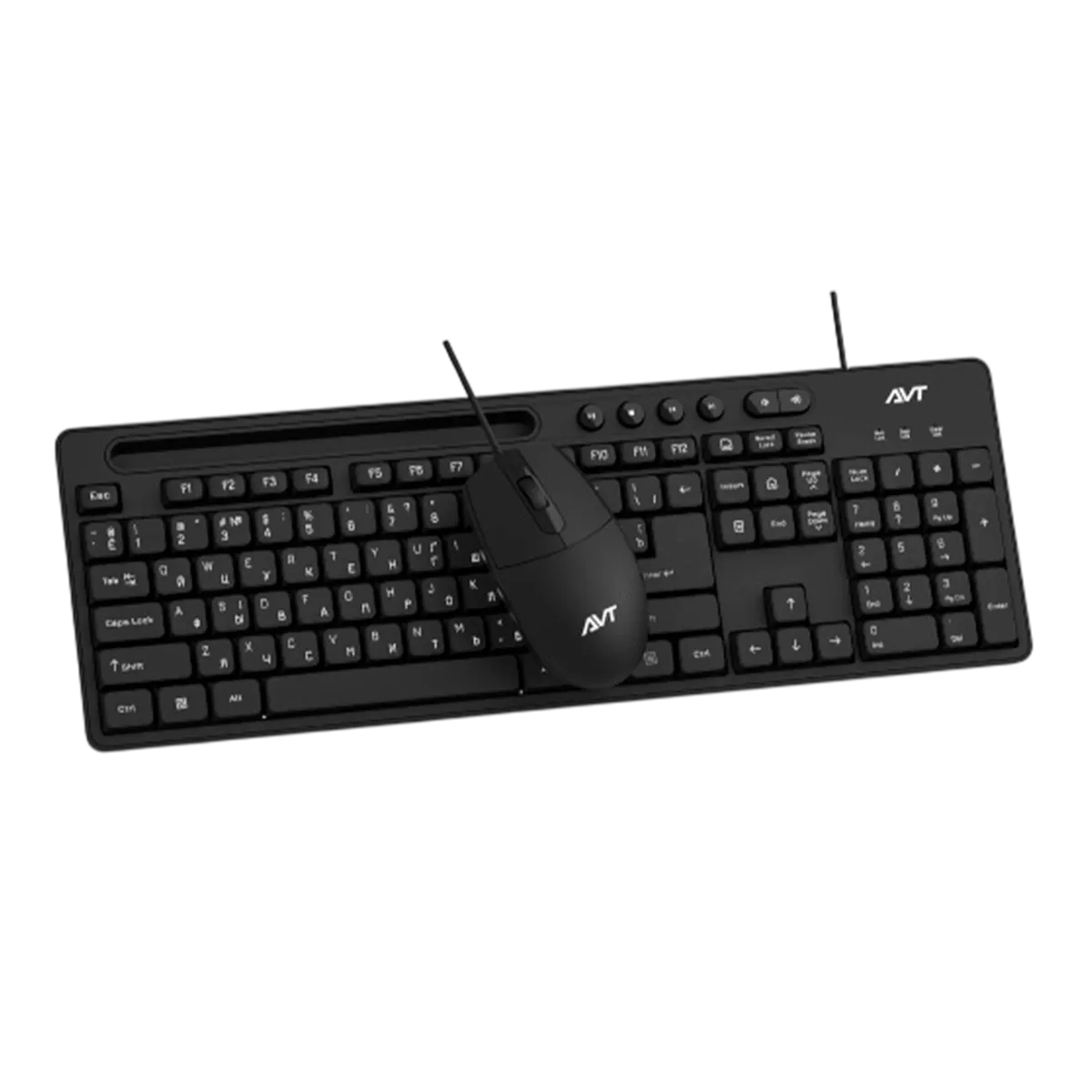 Комплект проводной (клавиатура+мышь) AVTech Pro C306 / Black