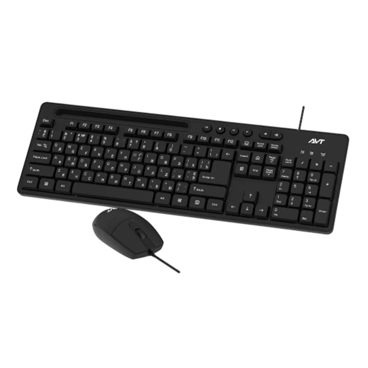 Комплект проводной (клавиатура+мышь) AVTech Pro C306 / Black