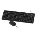 Комплект проводной (клавиатура+мышь) AVTech Pro C306 / Black