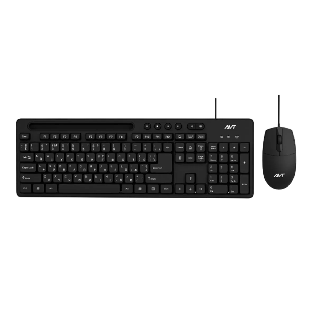 Комплект проводной (клавиатура+мышь) AVTech Pro C306 / Black