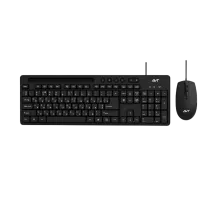 Комплект проводной (клавиатура+мышь) AVTech Pro C306 / Black