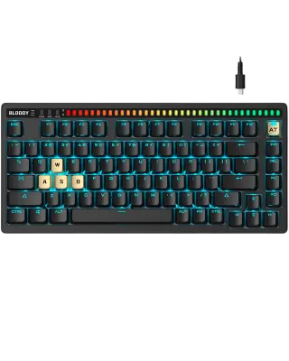 Клавиатура игровая проводная Bloody AT75 Magnesium Gaming / Black