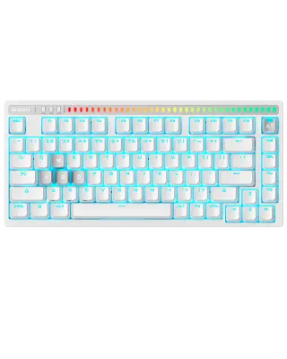 Клавиатура игровая проводная Bloody AT75 Magnesium Gaming / White