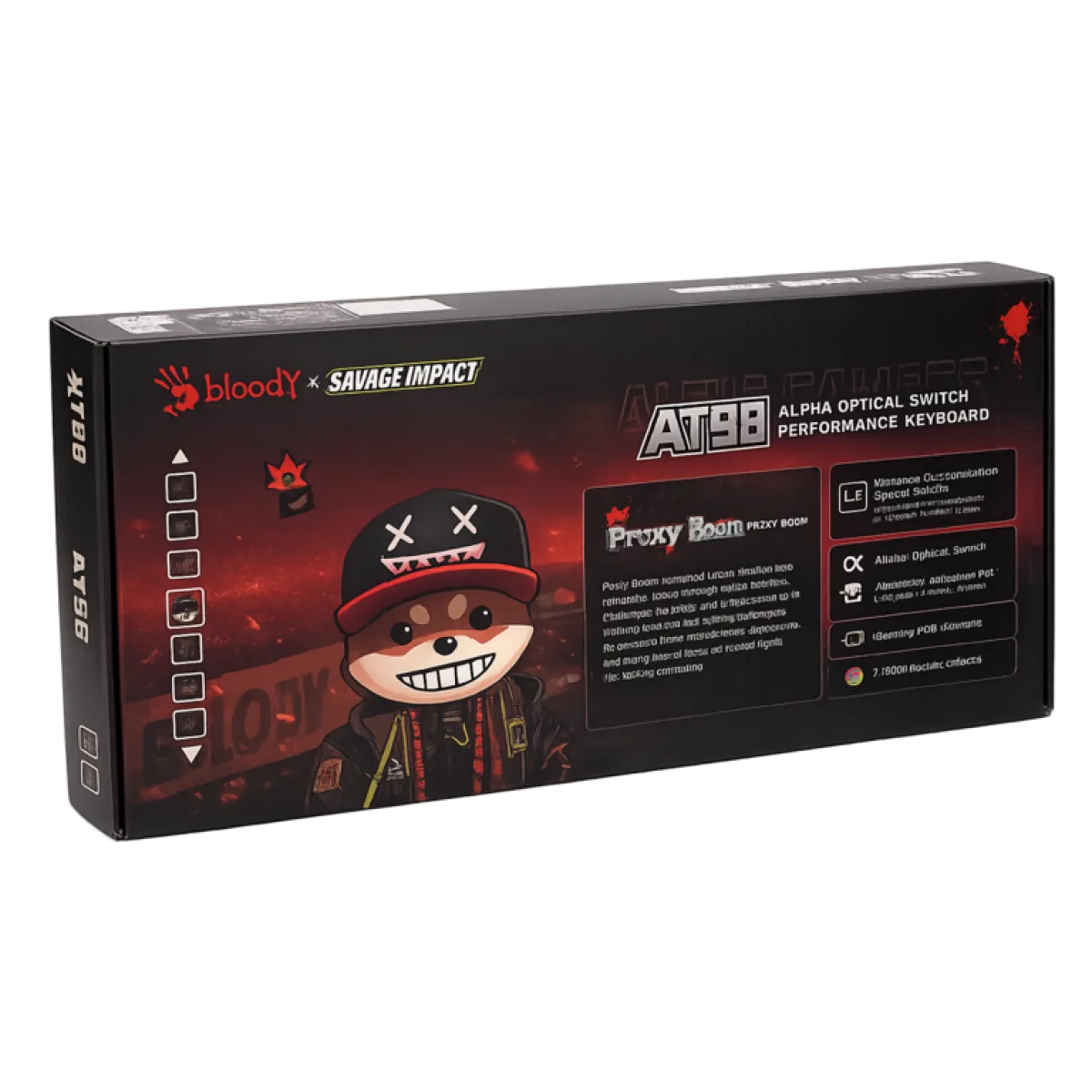 Клавиатура игровая проводная Bloody AT98 Proxy Boom Gaming 